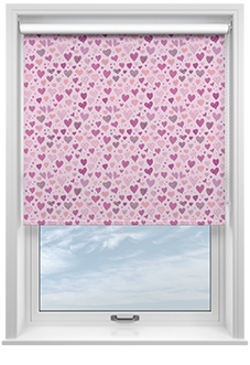 Sweetheart, Pink - Roller Blind